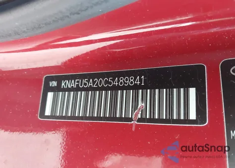2012 Kia Forte Ex from USA, damaged, VIN KNAFU5A20C5489841